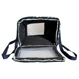 Bolsa de Transporte e Viagem Aeroporto Pet Simon Impermeável:azul Marinho - 6
