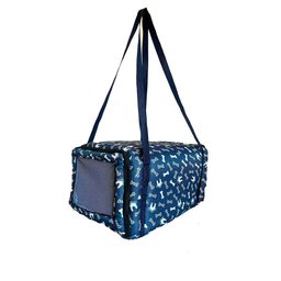 Bolsa de Transporte e Viagem Aeroporto Pet Simon Impermeável:azul Marinho - 2