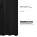 Ver imagem 5 de Kit com 3 Portas Sanfonada de Pvc 210x84cm Bariri