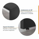 Ver imagem 5 de Escrivaninha Mesa Escritório em L 135cm com Gaveteiro com Rodízio Ficus CabeCasa MadeiraOriginals