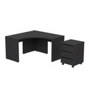 Ver imagem 7 de Escrivaninha Mesa Escritório em L 135cm com Gaveteiro com Rodízio Ficus CabeCasa MadeiraOriginals