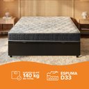Ver imagem 6 de Cama Box Baú Casal Preto + Colchão Espuma D33 Ortopédico Zidi San Francisco 138x188x59cm