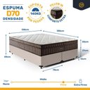 Ver imagem 5 de Cama Box com Colchão de Espuma D70 Pillow In Ultra Dream Anjos Queen 158cm