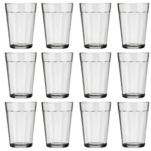 Jogo de 12 Copos Americano Vidro para Bebidas 190ml Bar
