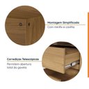 Ver imagem 6 de Escrivaninha Mesa Escritório em L 135cm com Gaveteiro com Rodízio Ficus CabeCasa MadeiraOriginals