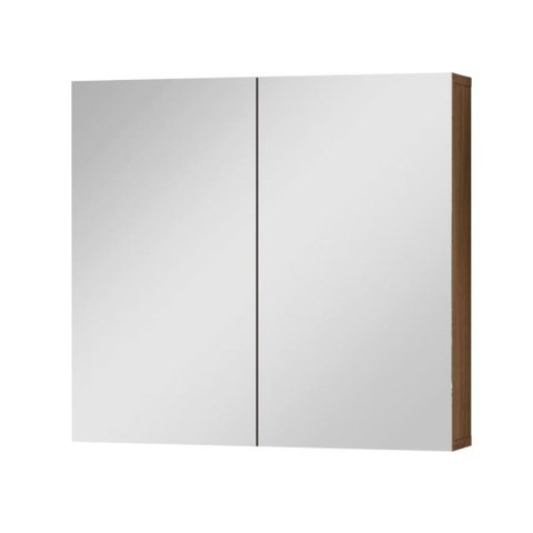 Espelheira Para Banheiro Life 60 Cor: Freijó