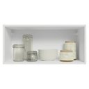 Ver imagem 4 de Armário Aéreo 70 cm 1 Porta Basculante Branco/Crema Vik Madesa