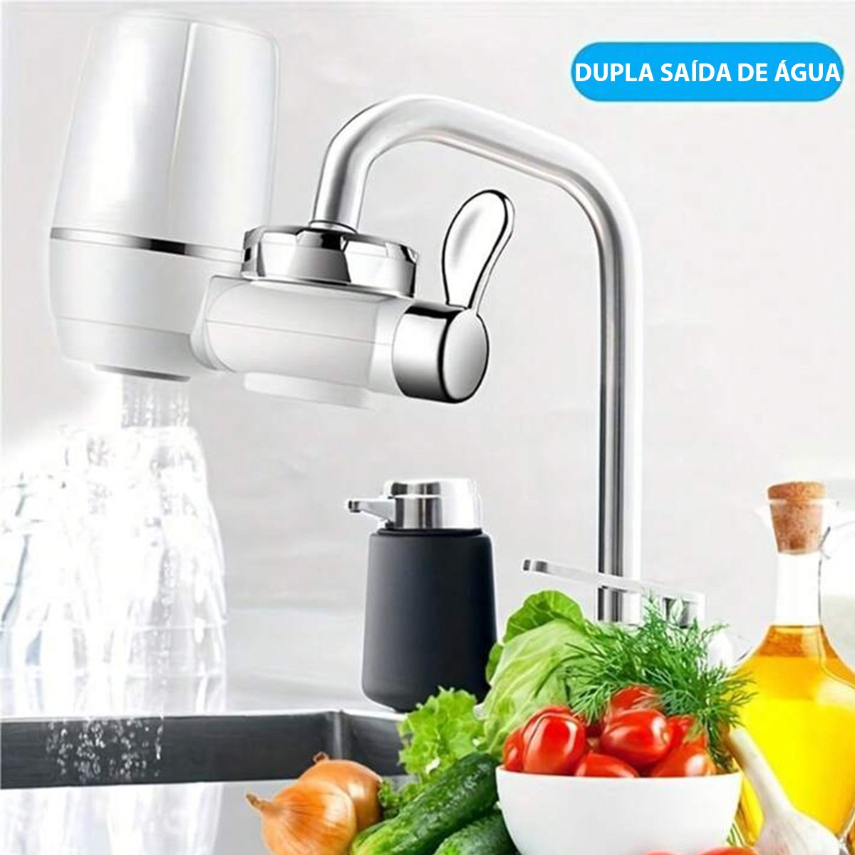 Filtro Purificador Agua Limpa Potavel Filtrada Pia Torneira Cozinha Banheiro Casa Ab.midia Jba-filt - 8