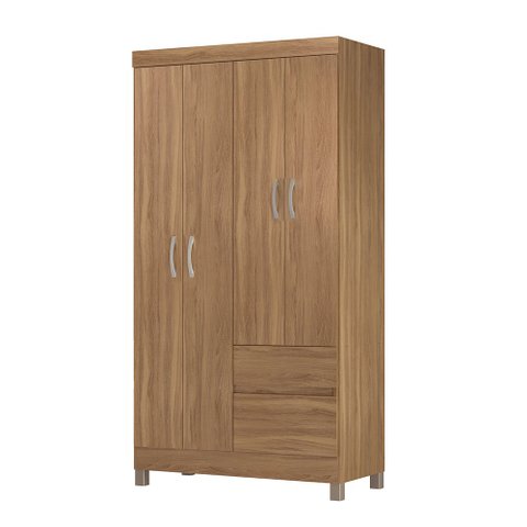 Guarda Roupa De Solteiro Milão 4 Portas Amendola