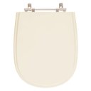 Ver imagem 1 de Assento Sanitário Tampa de Vaso Madeira Mdf Laqueado Paris para Bacia Ideal Standard - Bege Claro
