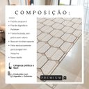 Ver mais imagens de Tapete Sala Quarto Elegante Moderno Luxo Antiderrapante Decorativo Boho 2,00m X 3,00m Bege