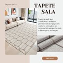 Ver imagem 6 de Tapete Sala Quarto Elegante Moderno Luxo Antiderrapante Decorativo Boho 2,00m X 3,00m Bege