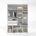 Ver imagem 5 de Quarto Infantil Cama com Grades Petit e Guarda Roupa Curió 4 Portas Casatema MadeiraOriginals Branco