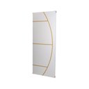 Ver imagem 2 de Kit 2 Folhas de Porta Madeira Decorada 210x60cm Espessura 3,5cm Gaúcha MGM Branco