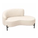 Ver imagem 7 de Sofá Billini 3 Lugares Fixo 230cm Off White Bouclé Sallar Home
