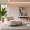 Ver mais imagens de Sofá Billini 3 Lugares Fixo 230cm Off White Bouclé Sallar Home