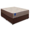 Ver imagem 1 de Cama Box Baú Casal Colchão De Espuma D33 Orthotec Marrom