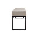 Ver imagem 5 de Banco Estofado 2 Lugares Paradise Conforto Elegância Recamier