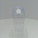 Ver imagem 2 de Garrafa de Acrílico 1L Transparente 26x7x7cm Água Suco Geladeira Bebidas Tampa