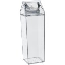 Ver imagem 1 de Garrafa de Acrílico 1L Transparente 26x7x7cm Água Suco Geladeira Bebidas Tampa