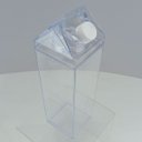 Ver mais imagens de Garrafa de Acrílico 1L Transparente 26x7x7cm Água Suco Geladeira Bebidas Tampa