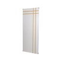 Ver imagem 3 de Kit com 2 Folhas de Porta Madeira Decorada 210x60cm Espessura 3,5cm Mantiqueira MGM Branco
