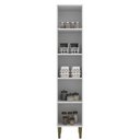 Ver imagem 2 de Paneleiro para Cozinha Iara 1 Porta 193C X 28cm x 37cm Bege/Branco