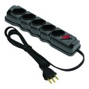 Ver imagem 3 de Filtro Linha Régua 5 Tomadas Bivolt 1m Proteção Eletrônicos