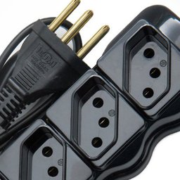 Filtro Linha Régua 5 Tomadas Bivolt 1m Proteção Eletrônicos - 2