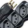 Filtro Linha Régua 5 Tomadas Bivolt 1m Proteção Eletrônicos - 2