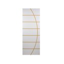 Ver imagem 3 de Kit com 3 Folhas de Porta Madeira Decorada 210x60cm Espessura 3,5cm Cantareira MGM Branco