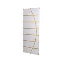 Ver imagem 1 de Kit com 4 Folhas de Porta Madeira Decorada 210x60cm Espessura 3,5cm Neblina MGM Branco