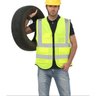 Colete Faixa Sinalizador Epi Refletivo Kit 15 Unidades Blusao Fluorescente Obra Bolsos Ziper Seguran - 4