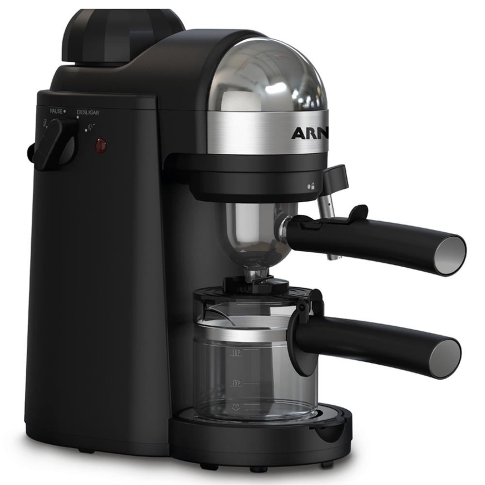 CAFETEIRA EXPRESSO ARNO 800W COMPACT - INOX/PRETA - 2