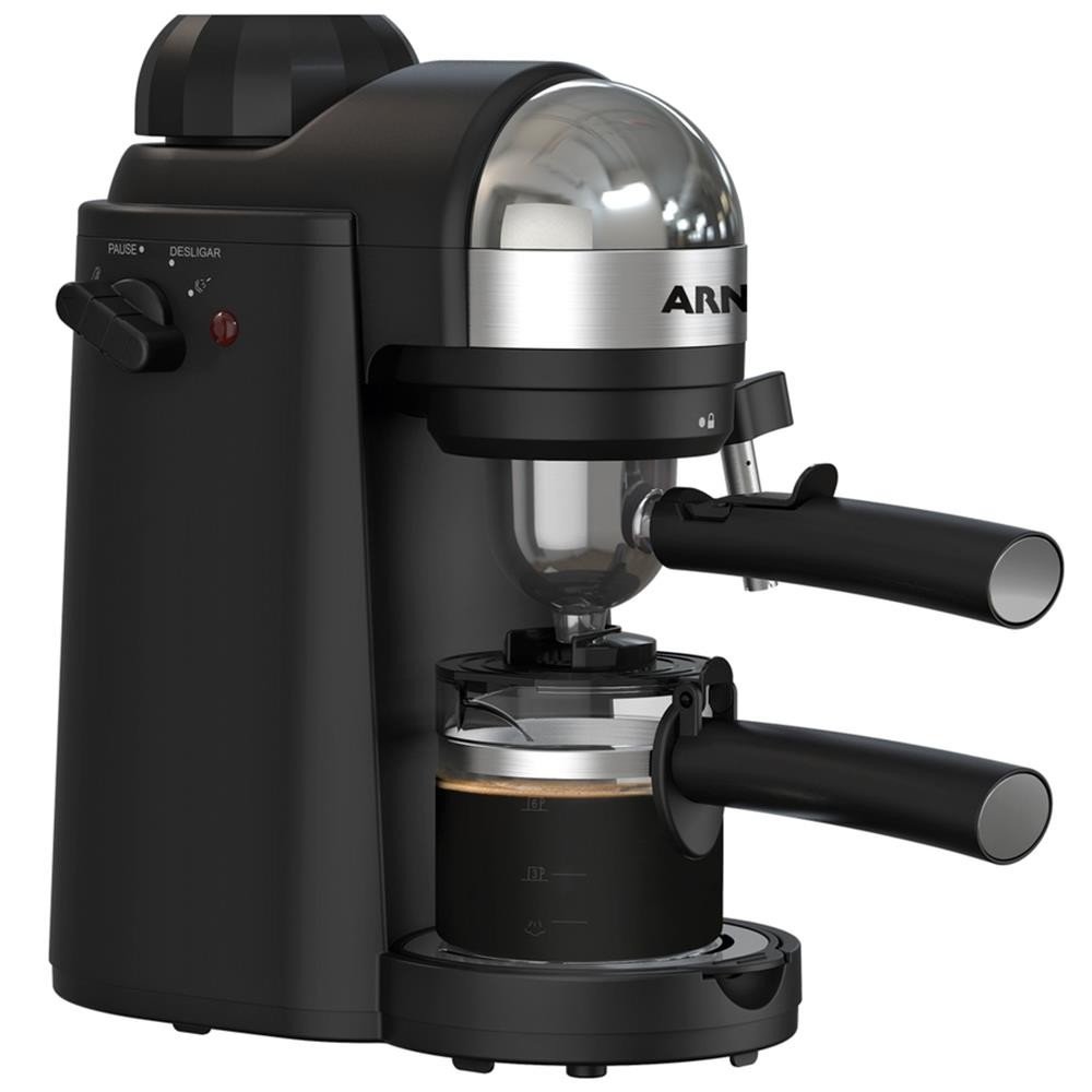 CAFETEIRA EXPRESSO ARNO 800W COMPACT - INOX/PRETA - 1