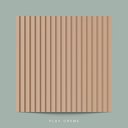 Ver imagem 5 de Painel Ripado Laminado de Eva Autocolante Flexível Rolo 10mt Creme