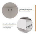 Ver imagem 6 de Escrivaninha Mesa Escritório 150cm com Gaveteiro com Rodízio e Prateleiras Ficus CabeCasa MadeiraOriginals