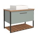 Ver imagem 1 de Gabinete de Banheiro Vitta com Cuba 80cm Pistache - Mgm