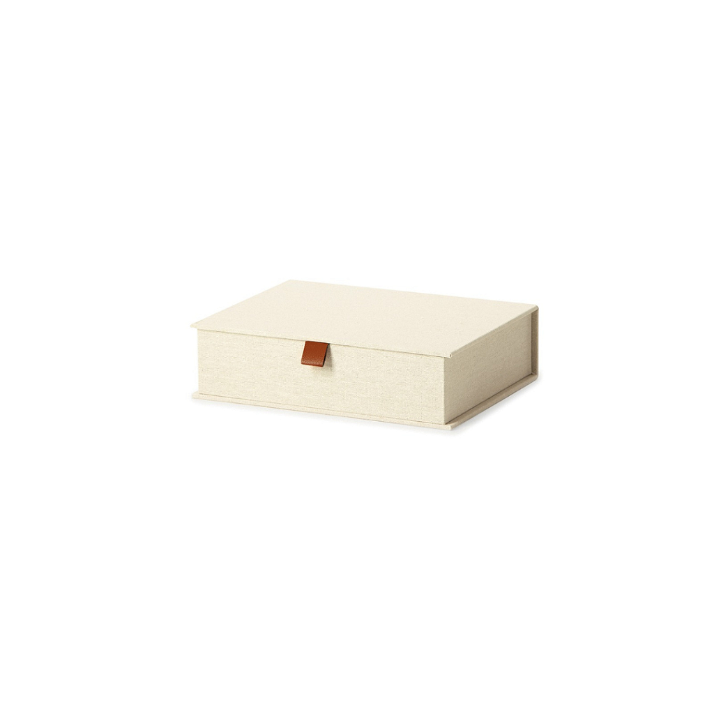 Kit Caixa Decorativa em Linho Creme - 4