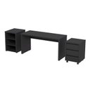 Ver imagem 7 de Escrivaninha Mesa Escritório 150cm com Gaveteiro com Rodízio e Prateleiras Ficus CabeCasa MadeiraOriginals