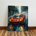 Ver imagem 5 de Kit 3 Quadro Decorativo Supercar Carro Chuva Supersport Futurista Moderno Qualidade Premium 40x28cm