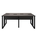Ver imagem 4 de Plataforma de Trabalho 4 Lugares 1,80m X 1,20m Pé Metal F5 Cor:preto