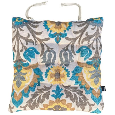 Almofada para Cadeira Futton Wendy 40x40cm Azul