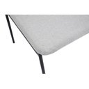 Ver imagem 3 de Cadeira de Metal para Sala de Jantar Chloe Estofada