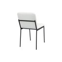 Ver imagem 5 de Cadeira de Metal para Sala de Jantar Chloe Estofada