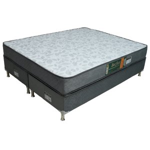Conjunto Box Completo King Becflex Titan Diamond 1,93 X 2,03 X 0,50 (cama Box + Colchão)