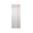 Ver imagem 2 de Kit com 2 Folhas de Porta Madeira Decorada 210x70cm Espessura 3,5cm Mantiqueira MGM Branco