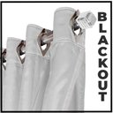 Ver imagem 4 de Cortina Pé Direito Blackout C/varão 5,00 X 4,30 Lea Branco