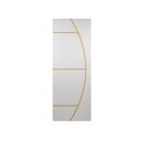 Ver imagem 1 de Kit com 4 Folhas de Porta Madeira Decorada 210x80cm Espessura 3,5cm Gaúcha MGM Branco