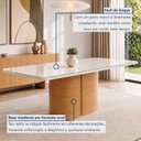 Ver imagem 6 de Conjunto Sala de Jantar 8 Lugares Retangular Tampo Vidro/MDF 200x90cm Mesa Diana e Cadeiras Carol